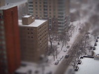 Un clip en tilt-shift