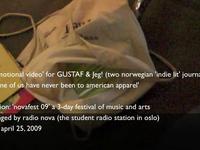 'promotional video' with english subtitles for GUSTAF & Jeg! - two norwegian 'indie lit' journals (april, 2009)