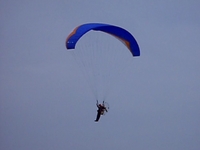 paramotor landing