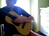 learning how to play guitar
