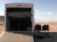 Unpacking at Ocotillo Wells
