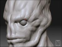 ZBrush - Speed Sculpting - Alien Head
