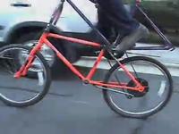 Tallbike in Durham