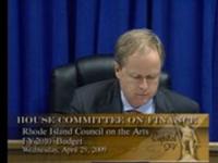 RISCA House Finance Committee hearing 4-29-09