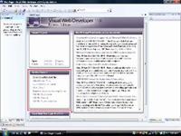 Microsoft Visual Web Developer