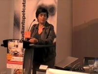 La Comissionada en la presentació d'Estudiantspelcatalà.cat