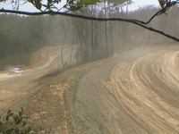 Me driving my Evo 4 RS at Mizunami Dirt Course in Japan