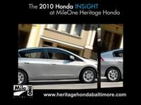 New 2010 Honda Insight Video at Baltimore Honda Dealer