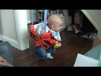 Christopher in his bouncer