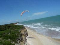 Voo lift na falésia praia de Costa Dourada BA/ES paraglider