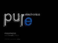 P.U.R.E electronica - milano | dj's_masomenos | visual_mr.seeb