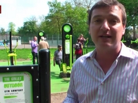We have international visitors viewing Peckham’s Skate Park and Great Outdoor Gym – 23rd April 2009