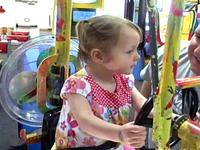 Mia at Chucky Cheese