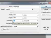 Resolución, tamaño y formatos de imágen en PhotoShop