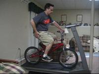 BMX Riding on a Treadmill Part 2