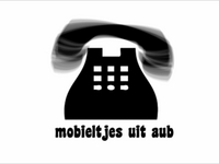 Turn phones and camera-flashes off