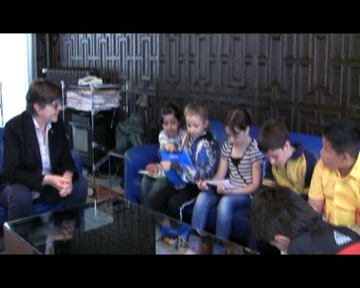 CEIP Marta Mata, Girona, 11-Maig-2009, Entrevista amb Anna Pagans, Alcaldessa
