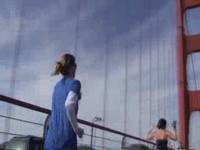 Dancing Mime Gets Kicked Off the Golden Gate Bridge