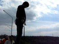 Swing rope jump 40 meters