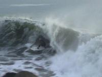 Big Surf at Santa Cruz Harbor