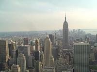 View from the top of the Rockefeller Center
