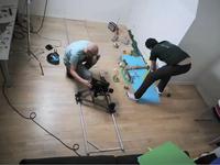 behind the scenes on "upptäck cykeln igen"