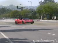 Ferrari 16M and Scuderia leaving Supercar Sunday