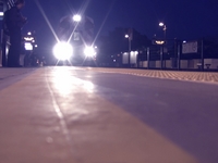 caught in the headlights