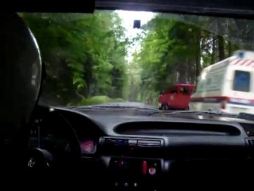 Rally Car Driver Is Lucky To Be Alive After Crash