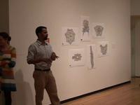 Artists discuss their work in the exhibition "The Edge of Intent" at the Museum of Contemporary Photography