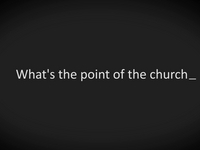 One Ekklesia: Fostering Unity