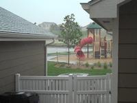 Hail in Denver, Colorado