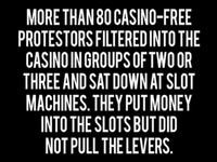 Casino-Free Protest at Harrah's