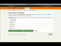 Harvest integration with Highrise