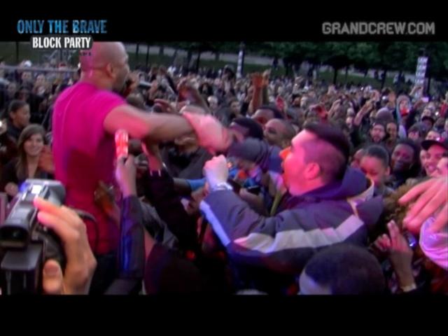 Common live and crowd surfing @ Diesel Only The Brave Block Party