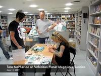 Tara McPherson at Forbidden Planet London