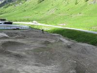 zone pump track et dirt de val d'isère