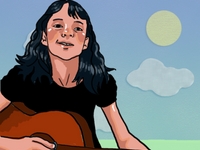 Rachel on Guitar