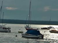 Bluebox Footage - Boats at Ammersee Bavaria/Germany Bluebox Footage - Boats at Ammersee Bavaria/Germany