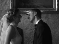 Banff Wedding in Black & White