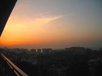 Hazy Sunrise over the Sierra Nevada