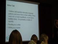 What is writer talk?