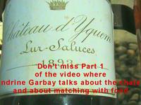 [E] Chateau Yquem (part 2), Sauternes, tasting with Sandrine Garbay winemaker
