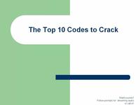 Cracking the Congressional Code