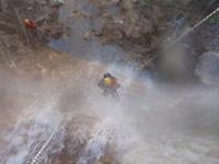 Waterfall Rappelling in Lycian Adventure Race 2009
