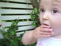 Sofia Eating Strawberries