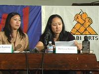 Melissa Roxas' Press Conference (2 of 4): Statement by Melissa Roxas