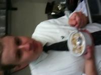 Tyler Eating Breakfast