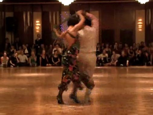 Fernanda Ghi y Guillermo Merlo perform Tango Argentino, July 11, 2008