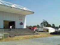 Sneak preview of the Audi Stand!